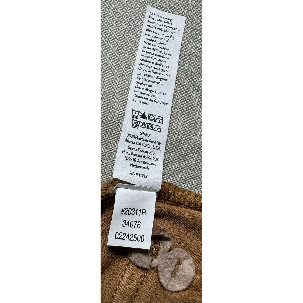 Spanx Pants Womens Small Brown Stretch Twill Ankle Cargo Slim Pull On 20311R NEW - Picture 6 of 12